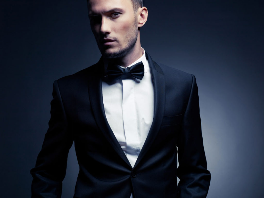 costum cu papion